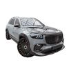 Mercedes-Benz GLS Maybach 24-25 LD Style Upgrade Kit: Front Lip, Rear Bumper, Side Skirts, Wind Deflector.