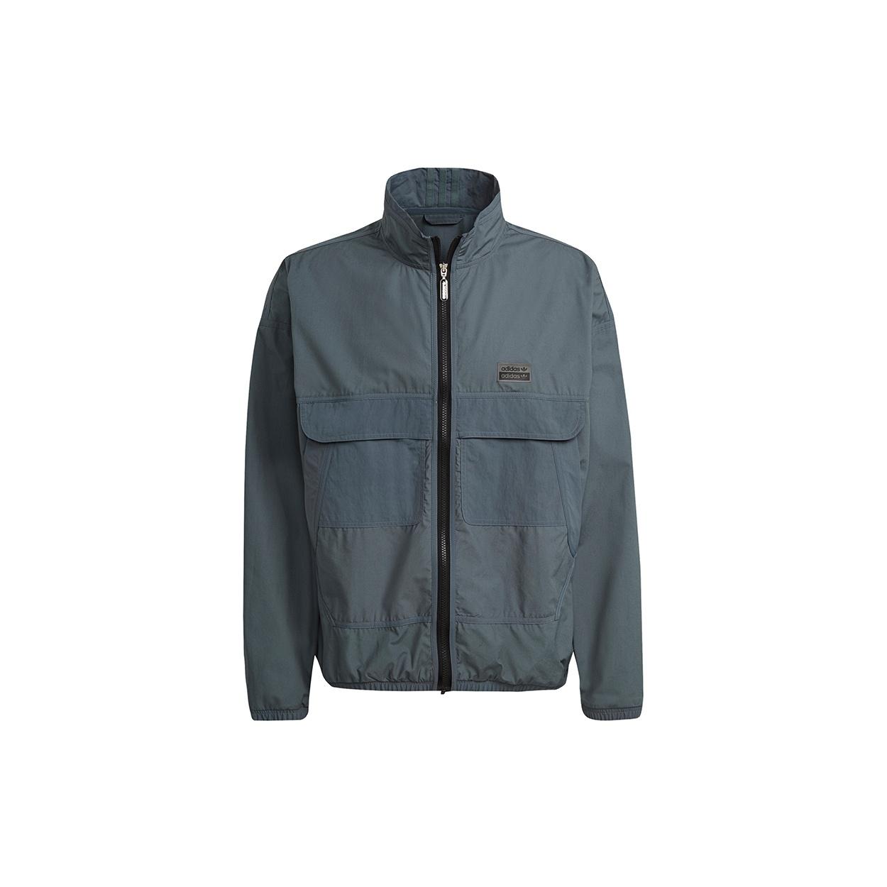 adidas originals MENS Fashion TT Athletic Sports Stand Collar Jacket Blue Men s GN3327 M