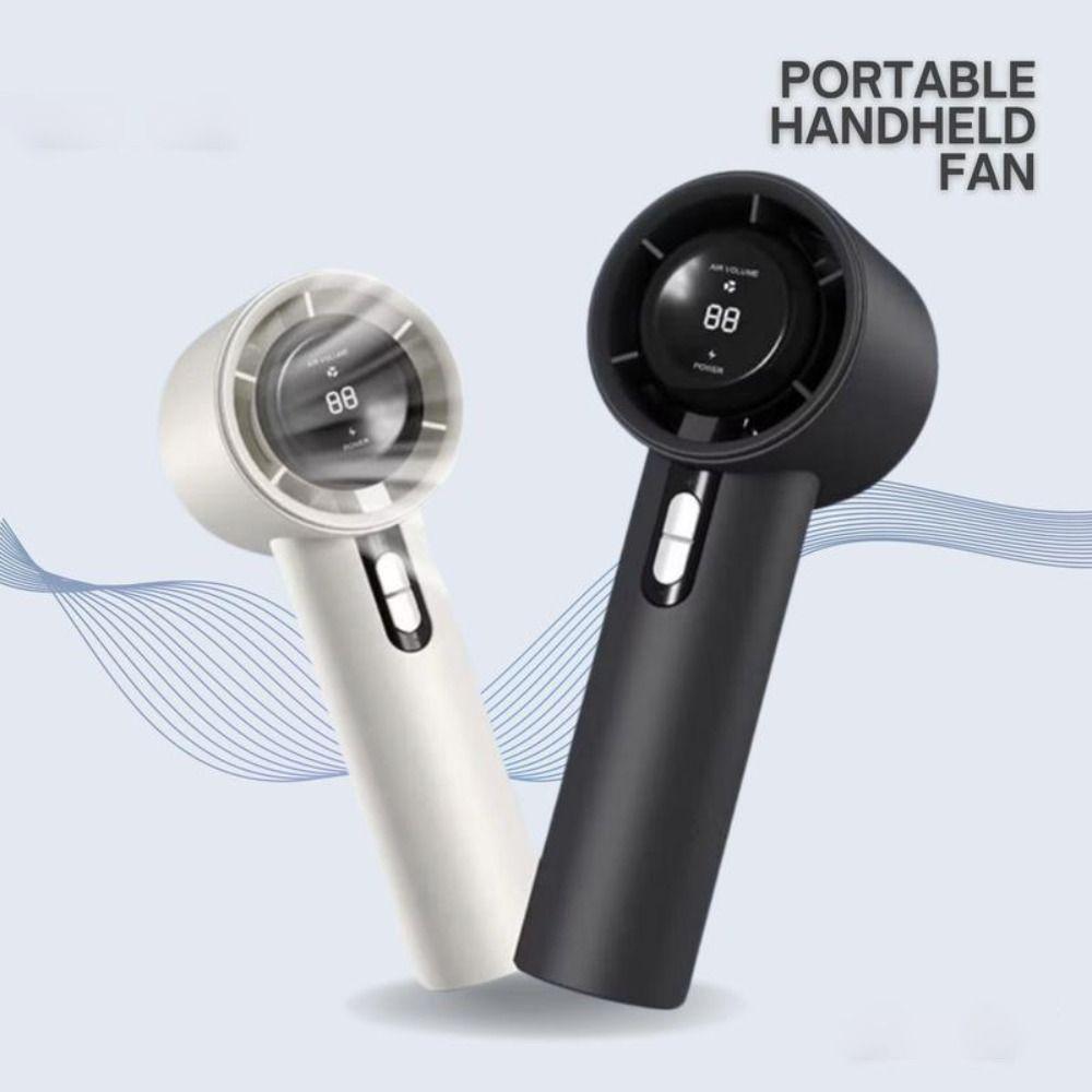 Adjustable Handheld Fan 100 Winds Speeds Cooling Fan New Mini Turbo Fan  Camping