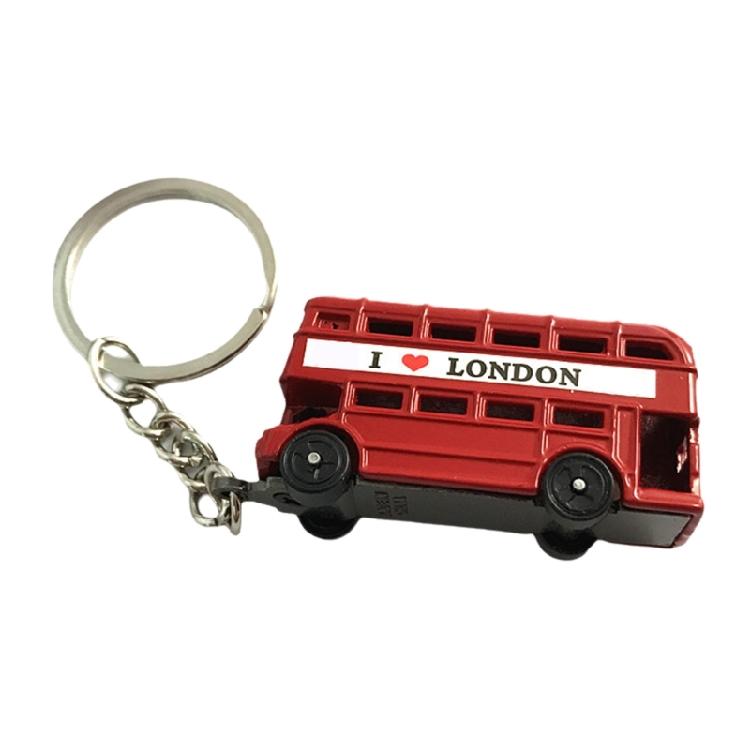 British Memorabilia Keychain British Souvenir Keyrings Alloy Key Rings with Distinctive British Collectible Key Rings