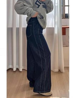 Women's Plus Size High Waist Slimming Wide Leg Jeans - Early Spring 2026