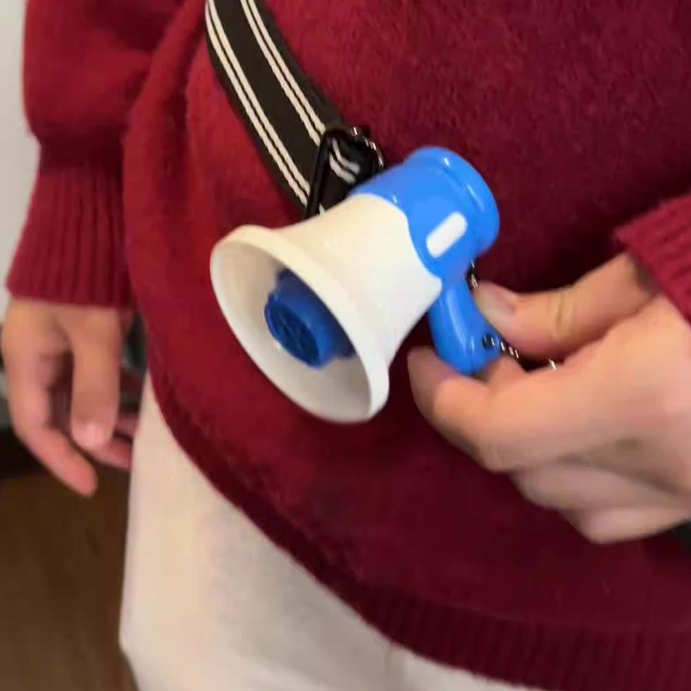 Nový Klíčenka Reproduktor Ozdoba Malý Reproduktor Ozdoba na Batoh Nahrávací Mini Zesilovač Ultrazvukový Mini Megafon