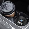 2Pcs Car Leather Water Cup Mat Auto Logo Kettle Pad For BMW E46 E66 E65 F13 F06 X2 X3 X5 X4 G08 G16 G15 G14 G12 G11 F13 F36 G42