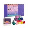 Crochet Society Advent Calendar, 25 Days of Crochet Projects with Tutorials, DIY Wool Yarn Craft Christmas Countdown Calendar Gift Set