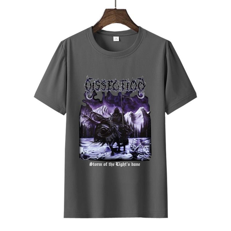 Harajuku Fashion Unisex tričko Death Metal Band Dissection Tričko Storm of The Lights Bane Tričko Běžné Streetwear Tričko Unisex tričko