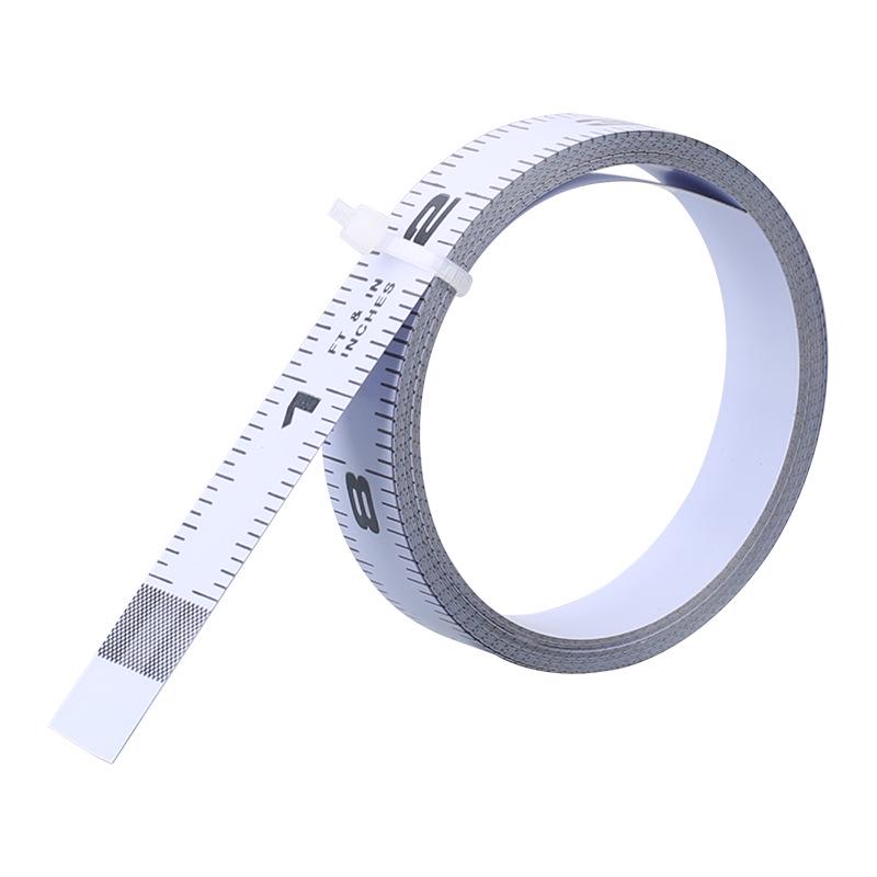 Imperial Self-Adhesive Ruler Strip for Table Saw – Metal, Scaled Sticker with Glue