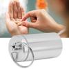 Portable Keychain Medicine Holder Alu um Waterproof Medicine Box Container for Outdoor Travel Camping