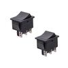 2 Pieces 624V Bidirectional Self Reset Throttle Switch for 6 24V Electric Ride On Vehicles Replacement Forward Backward Control