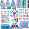 134Pcs Mermaid Party Favors Mermaid Pinata Litttle Mermaid Birthday Party Decorations Toys for Gifts Goodie Bag Classroom Prizes