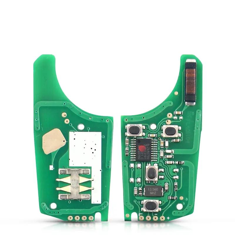 KEYYOU With Battery 315/433MHz ID46 Chip For OPEL VAUXHALL Astra J Corsa E ignia Zafira C Modified Folding Remote Car Key
