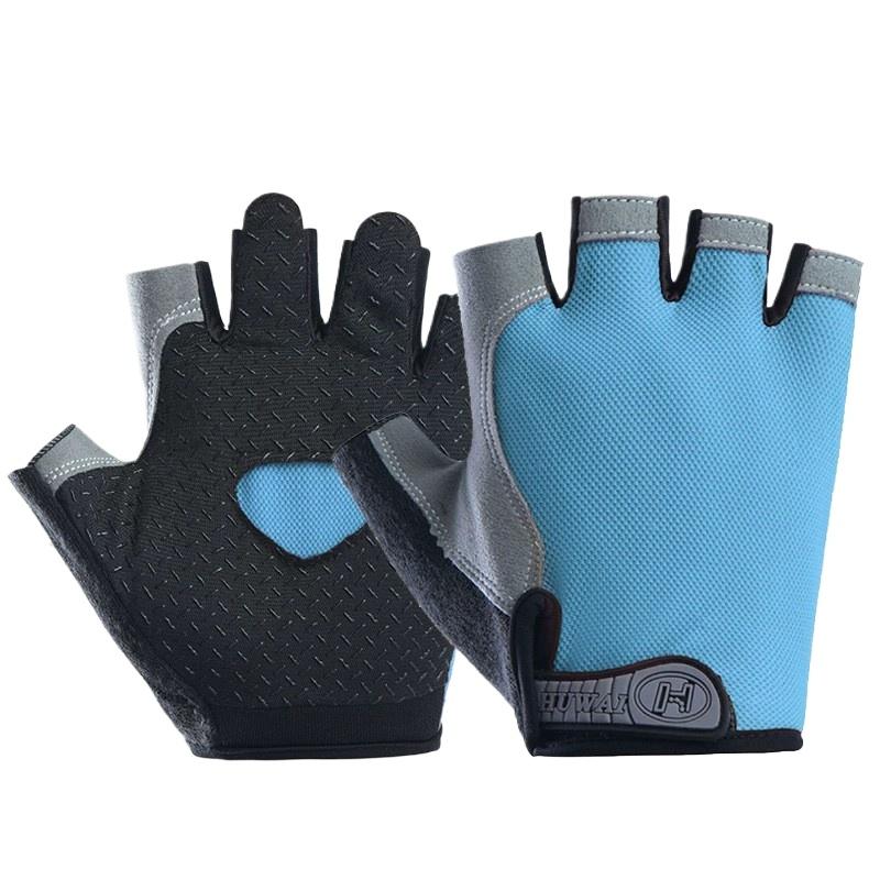 Cycling Motorcycle Gloves for Men Women Breathable Anti-slip Fitness Gym Gloves MTB Bicycle Gloves Summer Sport Fingerless Glove