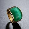 Simple European and American Fashion Opal Gemstone Men and Women, Multi-colored Rings
