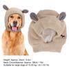 Knitted Rabbits Ear Pet Hat Noise   Warm Dog Grooming Earmuffs Hat for Large Dogs