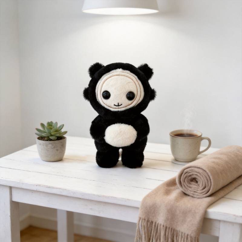 The East Palace Kkeomeoksali Plush Doll Keychain With Polyester Fiber For Collectors