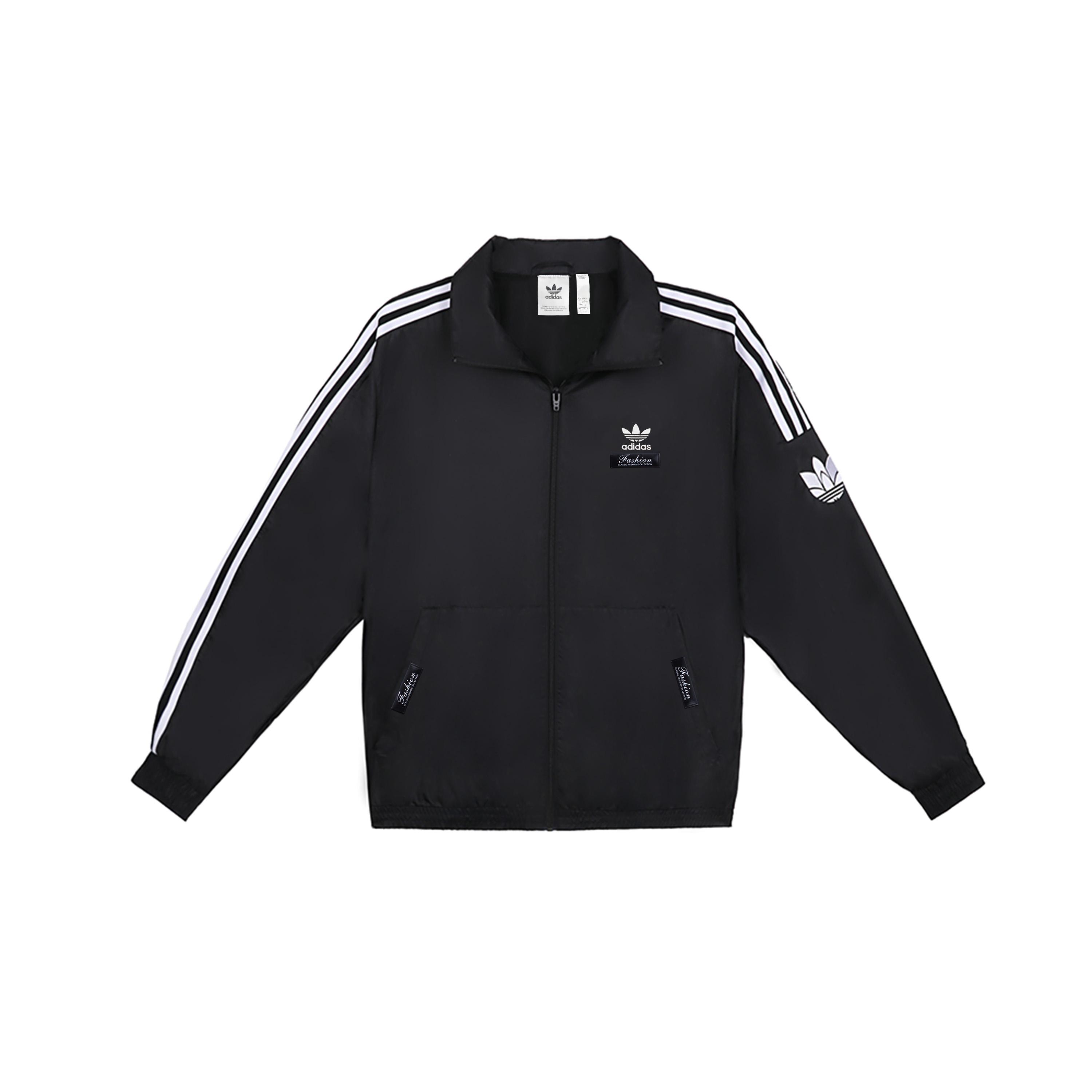 Adidas Originals Jackets Men s Black Lapel Moderate Other JM2716(Team354-ASHION) S