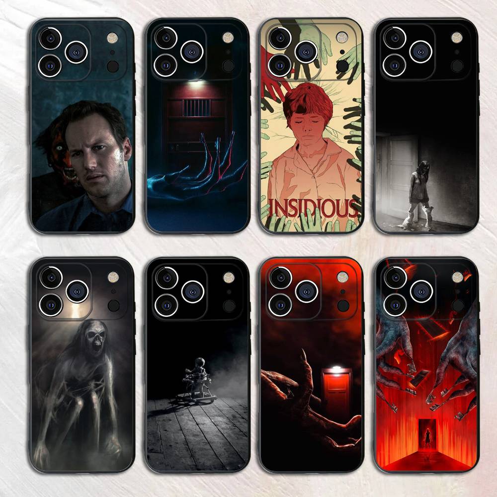 Horror Movie Insidious Silicone Soft Phone Case For iPhone17,16,15,14,13,12,11 Pro Max Plus Mini XS XR SE Cover