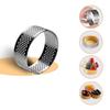 Stainless Steel French Perforated Tart and Cake Mousse Ring