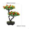 Artificial Fruit Tree Bonsai Faux Pot Lightweight Tabletop Ornament for Kitchen Room