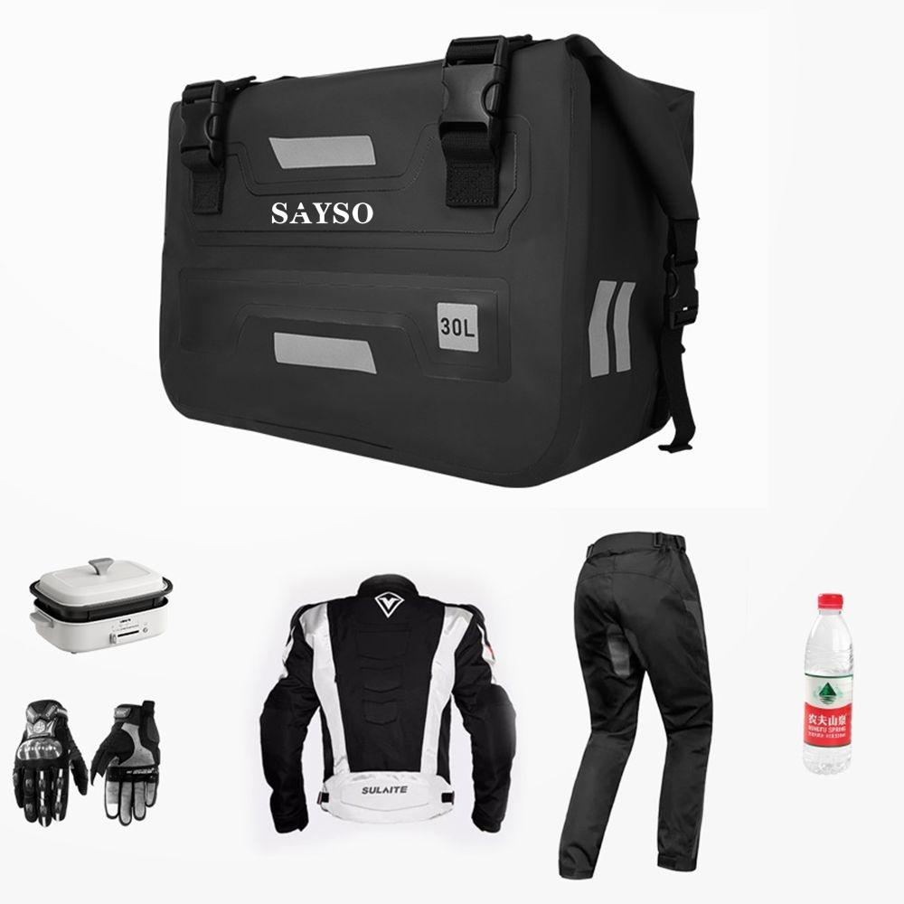 2X 30L Saddle Bag For YAMAHA NAMX 125 155 NMAX125 NMAX155 Motorcycle Waterproof Outdoor Large Capacity Luggage Storage Panniers