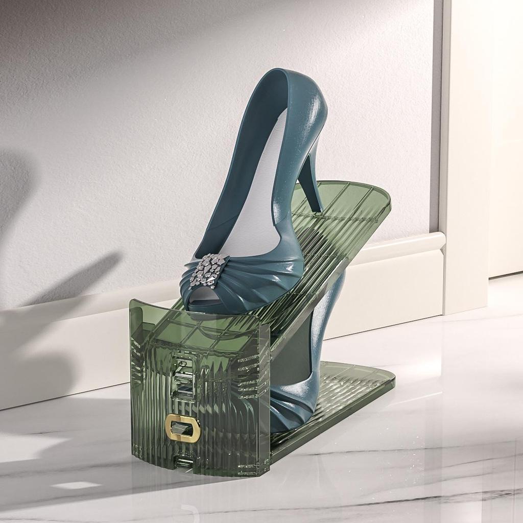Adjustable Two-Layer Luxury Shoe Rack Cabinet: Space-Saving Shoe Storage Solution
