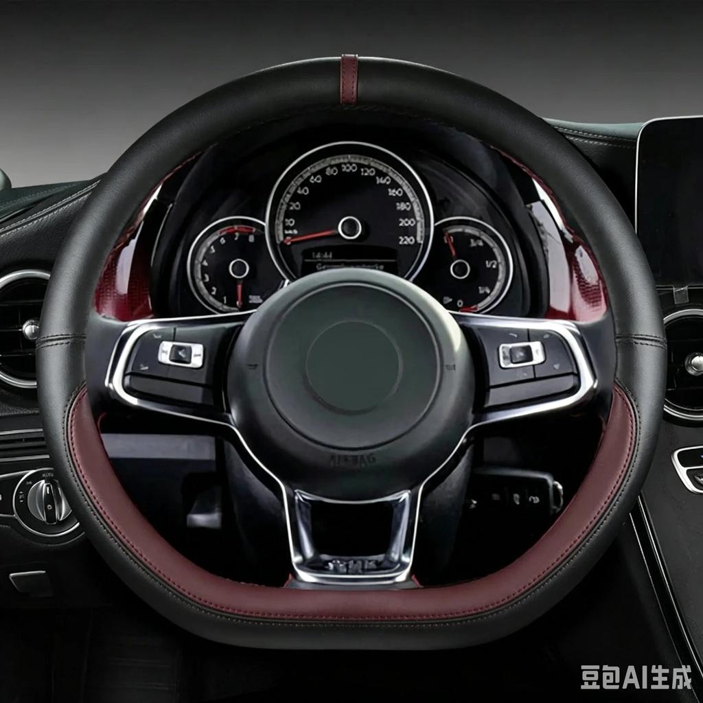Coprivolante per Auto in Pelle Microfibra per VW Beetle 2012-2016 2018 2019 Su 2013-2016 2017 2018 2020 Accessori Auto