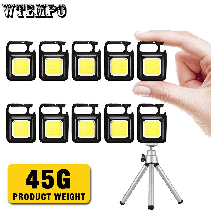 COB Lantern Mutifuction Portable Flashlight Pocket Work Light Outdorr Camping Fishing Climbing LED Light Bottle Opener, Hook