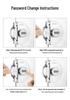 Password Lock for Frameless Glass Doors – Easy Install, No Holes Required