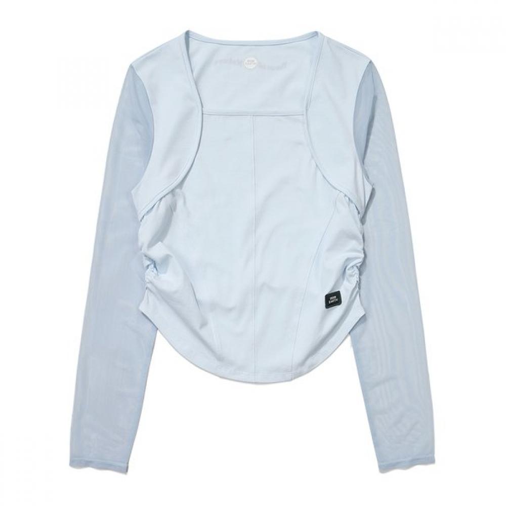 Bbc EarTh Women Long T shirT Message Mix Sky 095