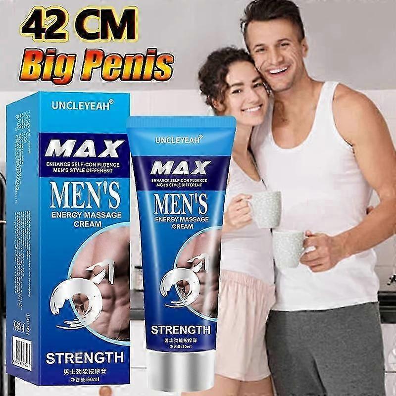 Thicker Longer Strong For Male, Erection Cream For Men Longer Time 60ml