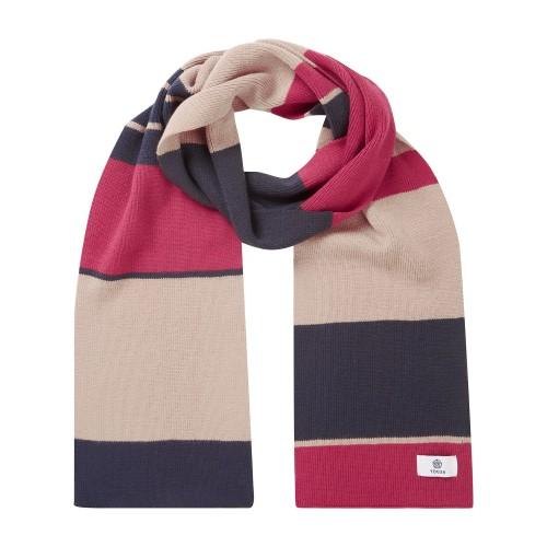 TOG24 Lenço de inverno unissex adulto Brington Color Block One Size cereja