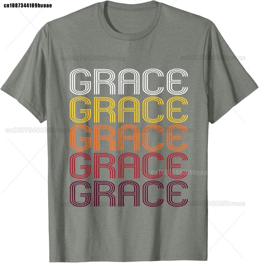 Grace Retro Wordmark Pattern - Vintage Style T-shirt T-Shirt
