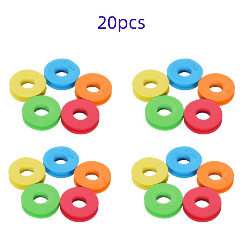 EVA Foam Spools Fishing Winding Board Fishing Hook Line Tackle Foam Spool Trace Wire Swivel Tackle Fish Line Tools