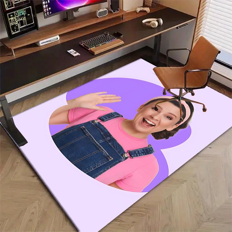 1pc Ms Rachel3 Design Printed Area Rug Carpet for Bedroom Living Room Home Decor Rugs Mat Non Slip Mat Rug for Bedside