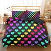 Colorful Leopard Print Duvet Cover Twin Size Safari Cheetah Print Comforter Cover Africa Animal Bedding Set For Girl Boys Teens