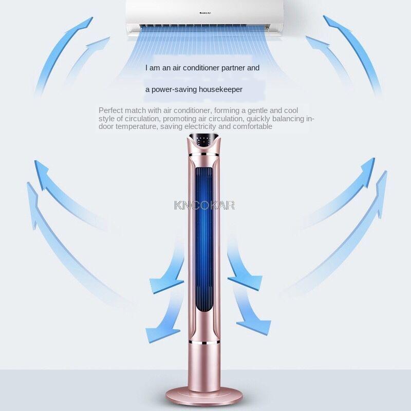 Tower Fan Leafless Electric Tower Floor Remote Control Household Vertical Air Conditioning Fan Quiet Timing Vertical Fan