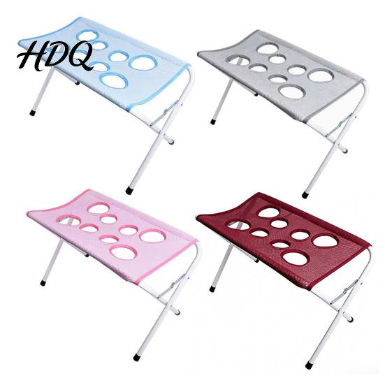 Dog Grooming Hammock Stand Stand Foldable Cat Bath 8-Hole Pet Elevated Platform Washing Station for Small Medium Dogs Nail Trimming And Bathing