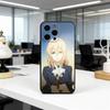 Cute V-Violet E-Evergaden-VE-es  Phone Case For iPhone 17,16,15,14,13,12,11 Plus,Pro Max,XS,Soft Silicone Black Cover