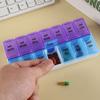 7 Day Weekly AM PM Pill Organizer Large Pill Box with 14 Compartments Twice Daily Medication Supplement Case