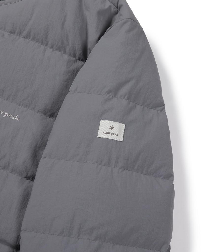 Snow Peak LAND LIGHT DOWN JACKET and size L Water-repellent, windproof, heat-retaining, lightweight, antibacterial, men's women's, BLACK