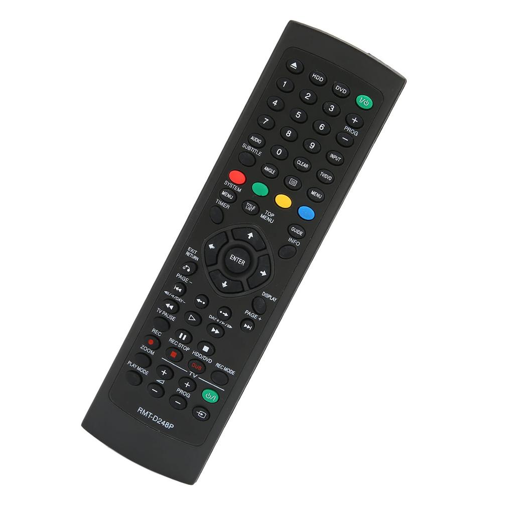 Remote Control Multi Functional Replacement DVD HDD Recorder Remote for RMTD248P