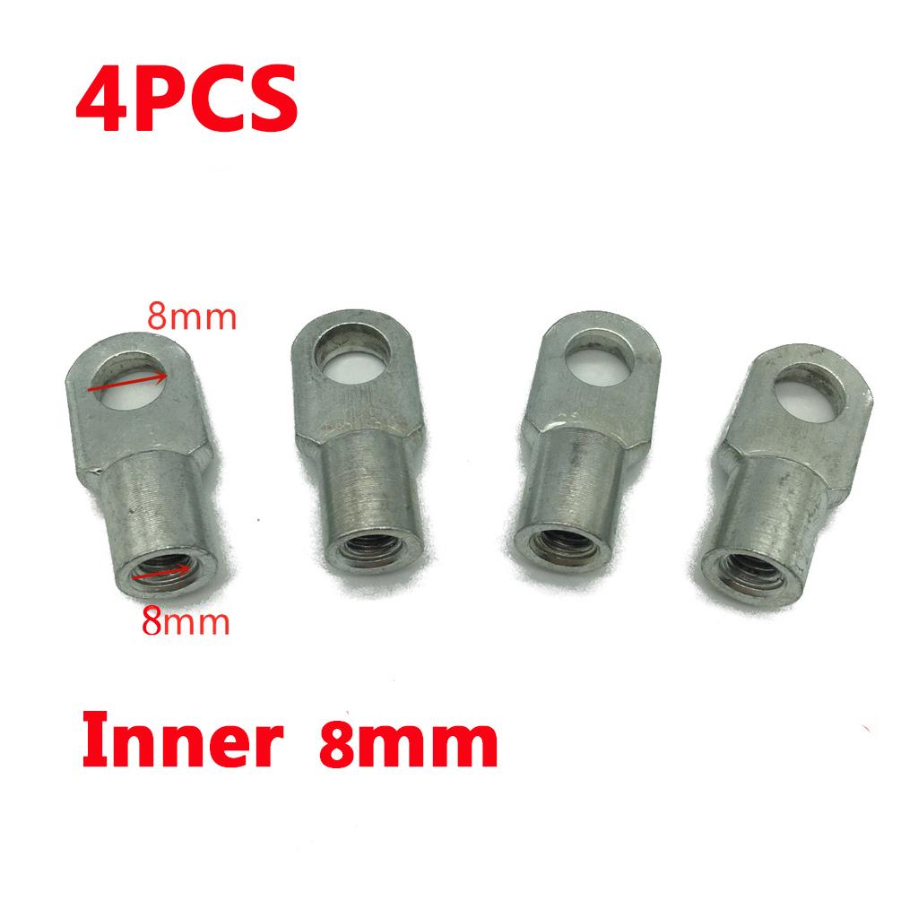 4Pcs M8/M6 Universal 10mm Rear Boot Front Bonnet Gas Strut End Fitting Connector Ball Pin Joint Valve Spring Screw