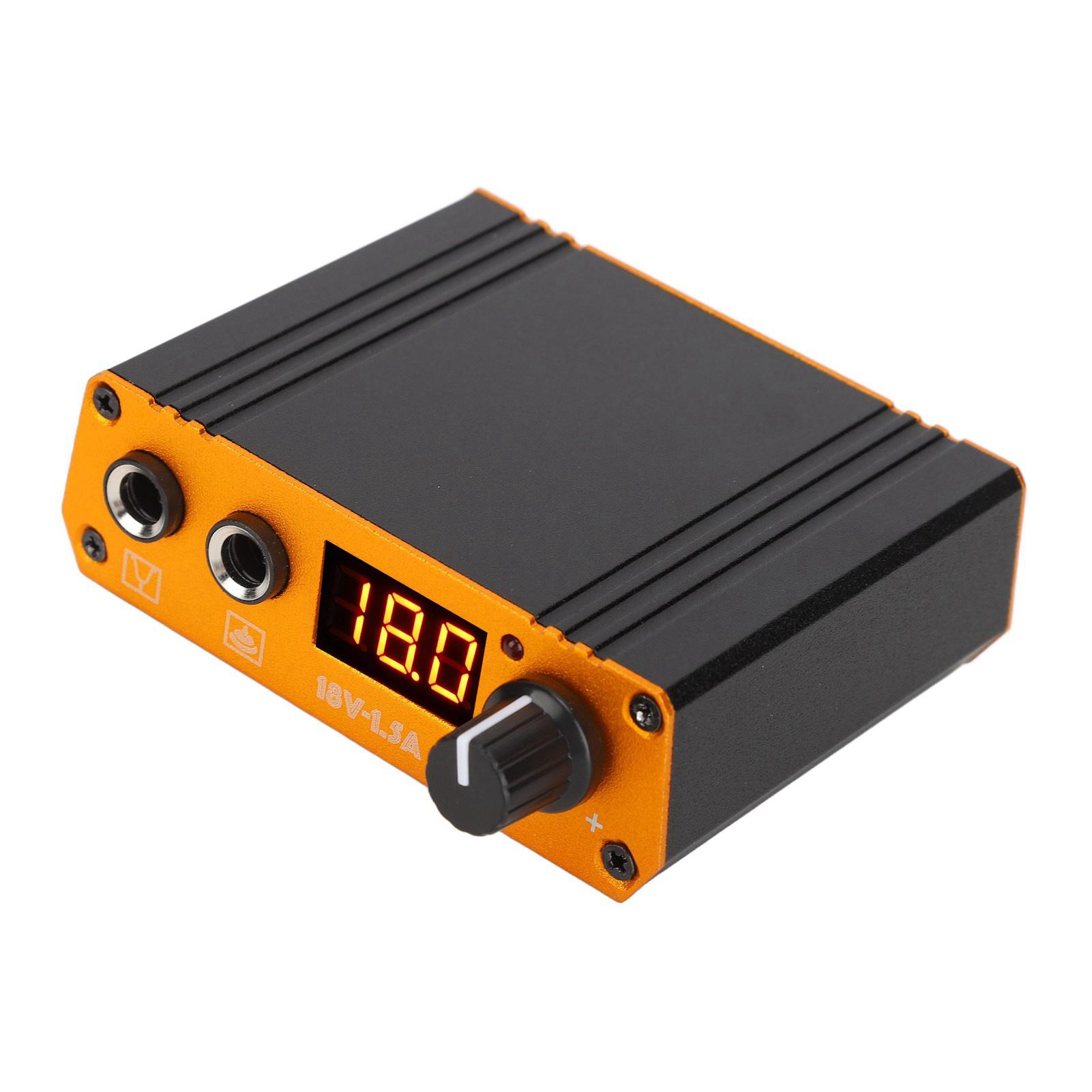 

Блок питания для тату Мини Лайнер Шейдер Светодиодный Регулируемый по напряжению Универсальный Высокомощный Блок питания для тату US Plug