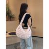 Korean versi Instagram girl pleated cloud bag 2026 new lightweight and versatile bubble large capacity commuting crossbody bag