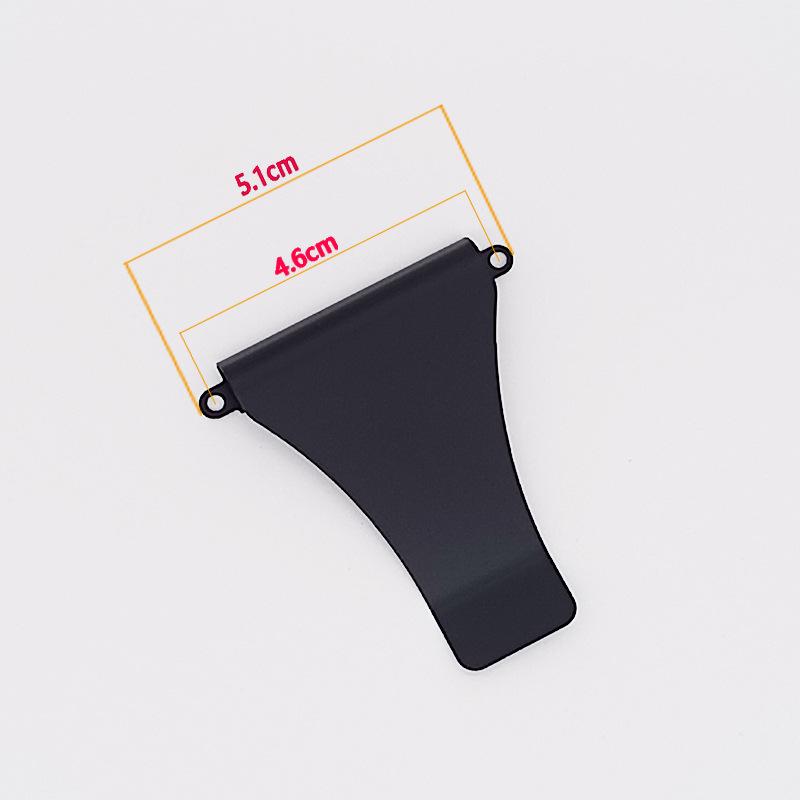 Carbon Fiber Card Holder with Stainless Steel Clip & Air Tag Space