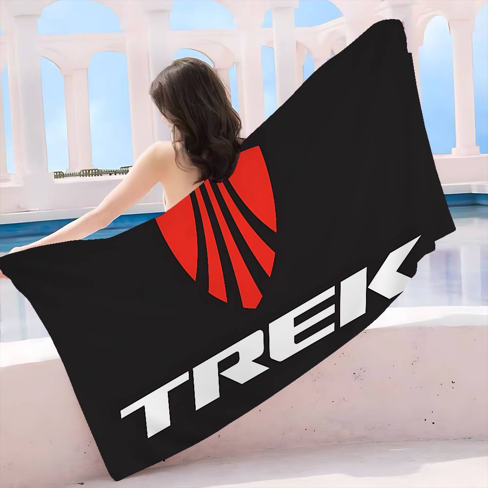 T-TrekS LOGO Microfiber Blanket Quick Drying Beach Towels Oversized Printing Super Absorbent Pool Towel Blanket