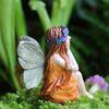 6pcs/lot Tinker Bell PVC Figure Dolls Garden Fairies Figurines  Mini Fairy Statue Figure Fairy Garden Ornaments Decorations