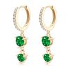 Gica Gema Europa Und Die Vereinigten Staaten Kleine Luxus Luxus Smaragd Ohrringe Hochwertiger Sinn S925 Silber Ohrschmuck Muttertagsgeschenk