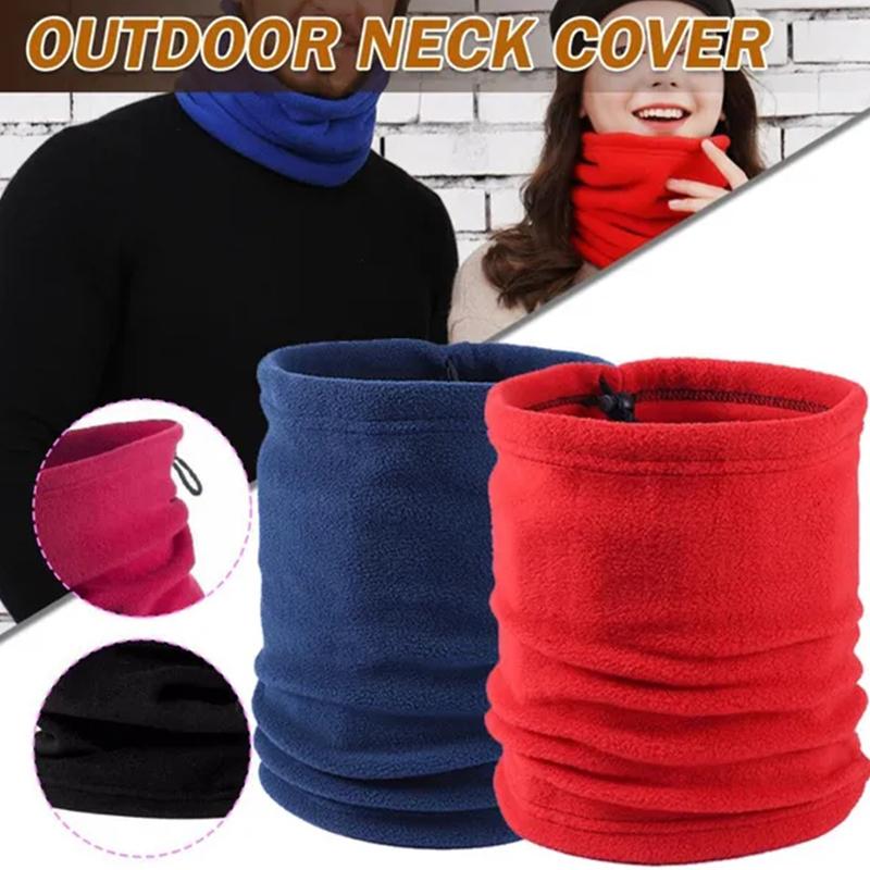 Unisex Fleecová Nákrční Bandana Nákrčník Zimní Větruodolný Dámský Pánský Cyklistický Běžecký Trubkový Šátek Pro Měkkou Poloviční Zakrytí Obličeje