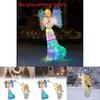 Angel Tree Topper Led Lighted Acrylic Star For Christmas Tree Decor