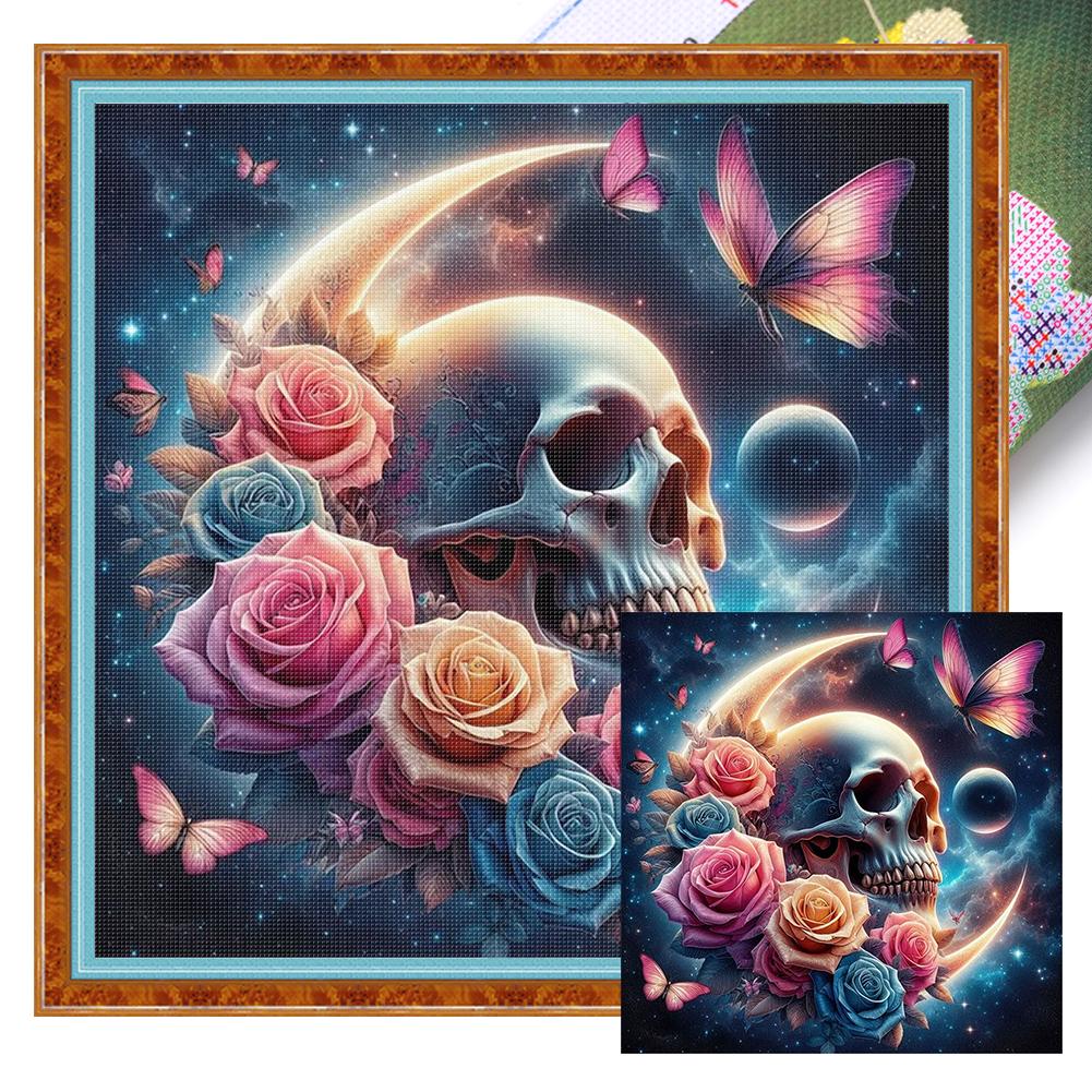 

Printed Cross Stitch Kit 40x50cm DIY 11CT Embroidery Craft Set Home Decor
